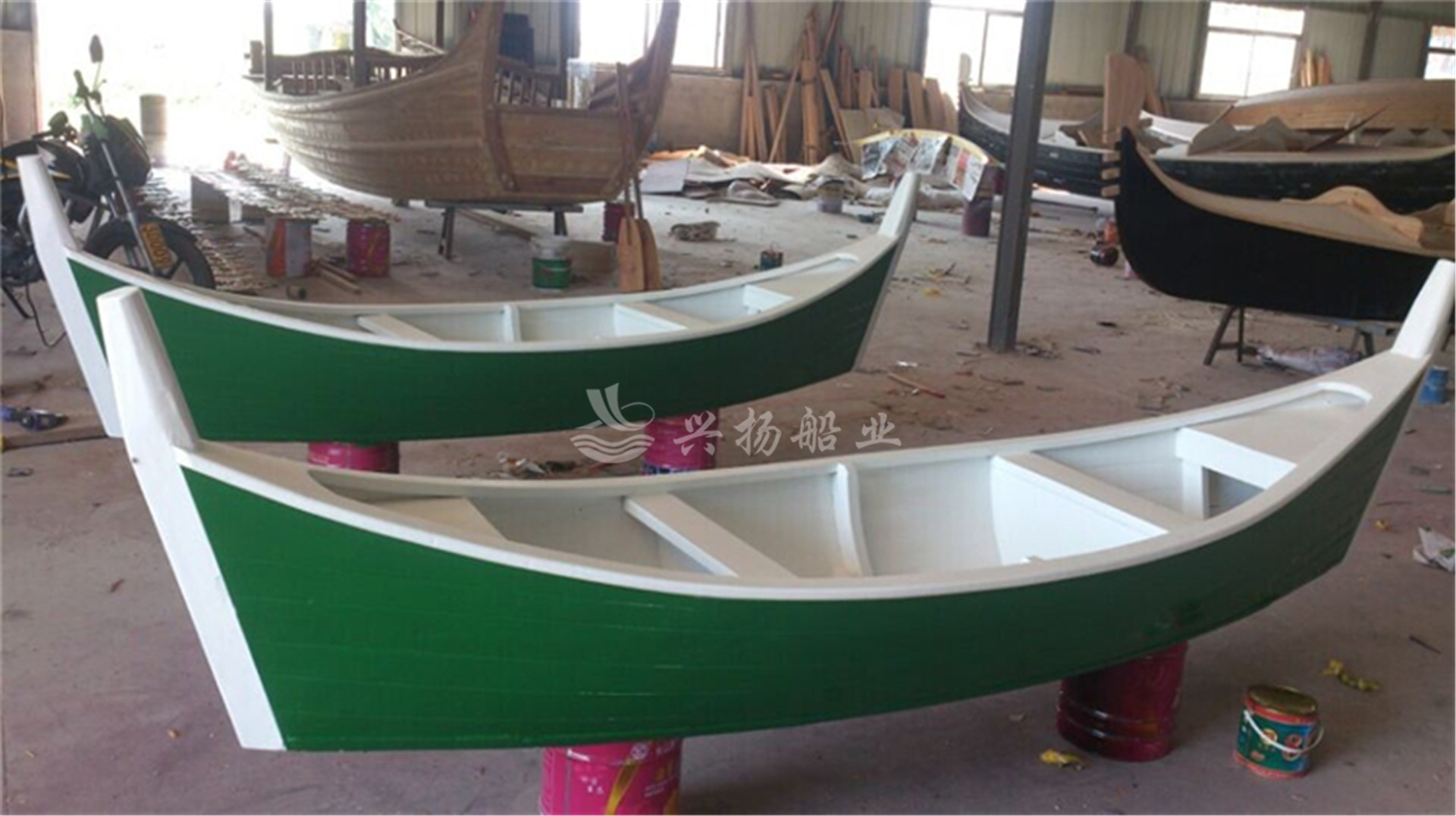 广东惠州4米养花木船
